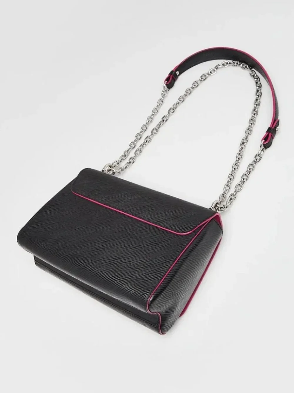 Louis Vuitton Black Epi Leather Twist MM Bag